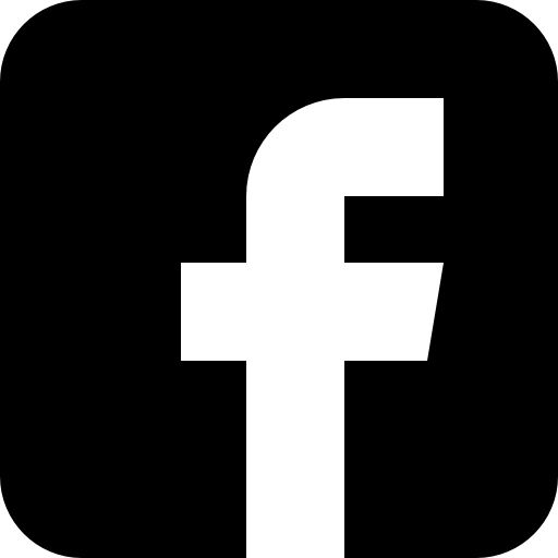Facebook-Logo in schwarz-weiß